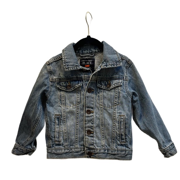 The Children's Place Other - Kids Unisex Denim Jacket size 3T, 100% Cotton from The Children’s Place
